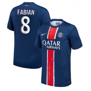 Paris Saint-Germain Fabian Ruiz #8 Hemmatröja 2024-25 Kortärmad